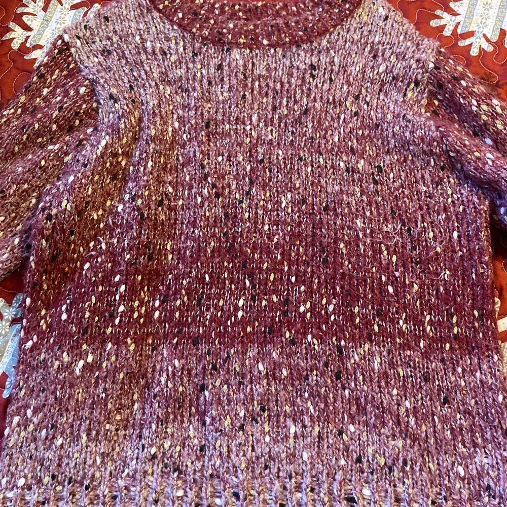 Fate Hugh Marled Yarn Pullover size Medium